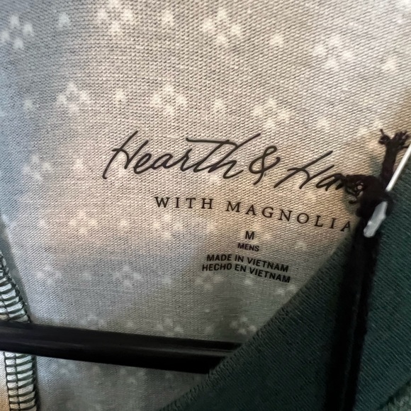 Hearth & Hand Magnolia Green Sz M Allover Fleck Union Suit 1pc NWT - Picture 9 of 12